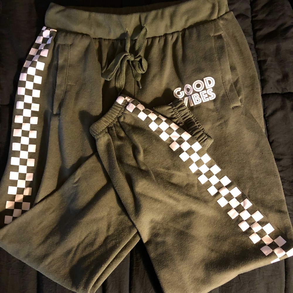 Green Joggers- Size Medium Rue 21